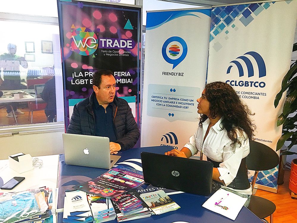 Reunión entre la Cámara de Comercio y Negocios LGBT de Ecuador y la Camara de Comerciantes LGBT de Colombia