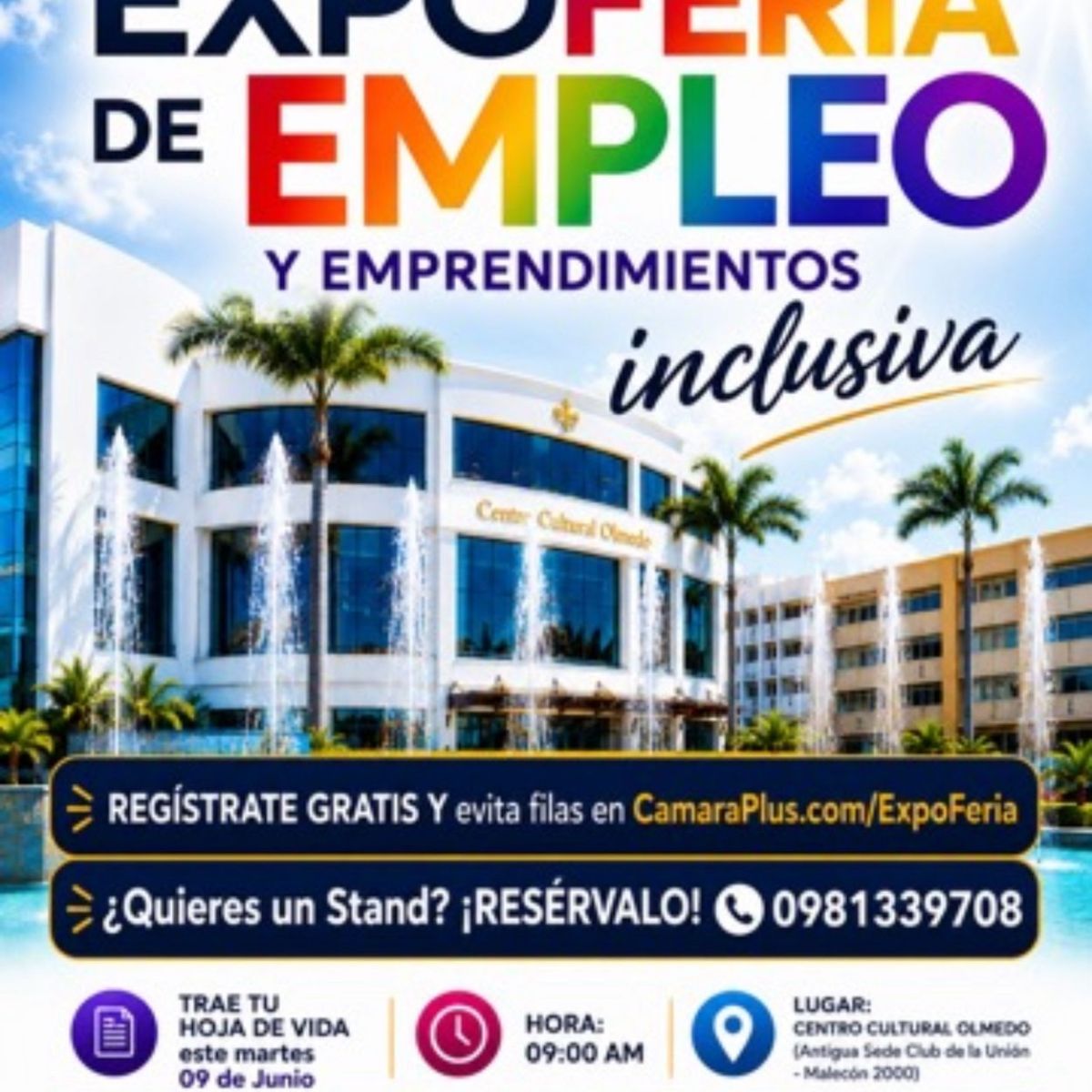 Feria y expo de trabajo y emprendimientos en Guayaquil