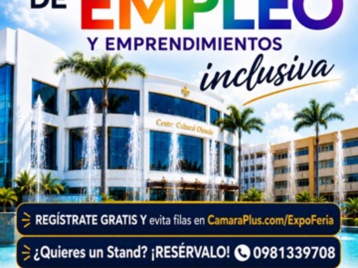 Feria y expo de trabajo y emprendimientos en Guayaquil